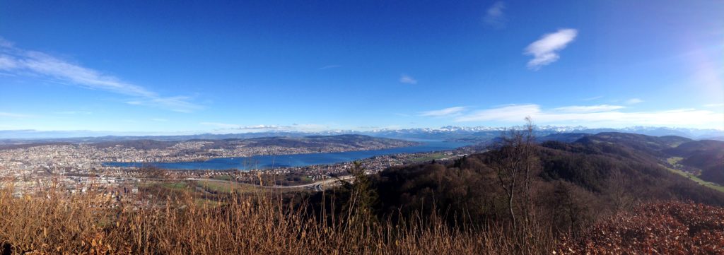 Uetliberg Zurich Alps panorama Zurich