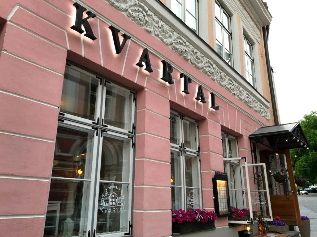 Kvartal Restaurant Tallinn Baltic States
