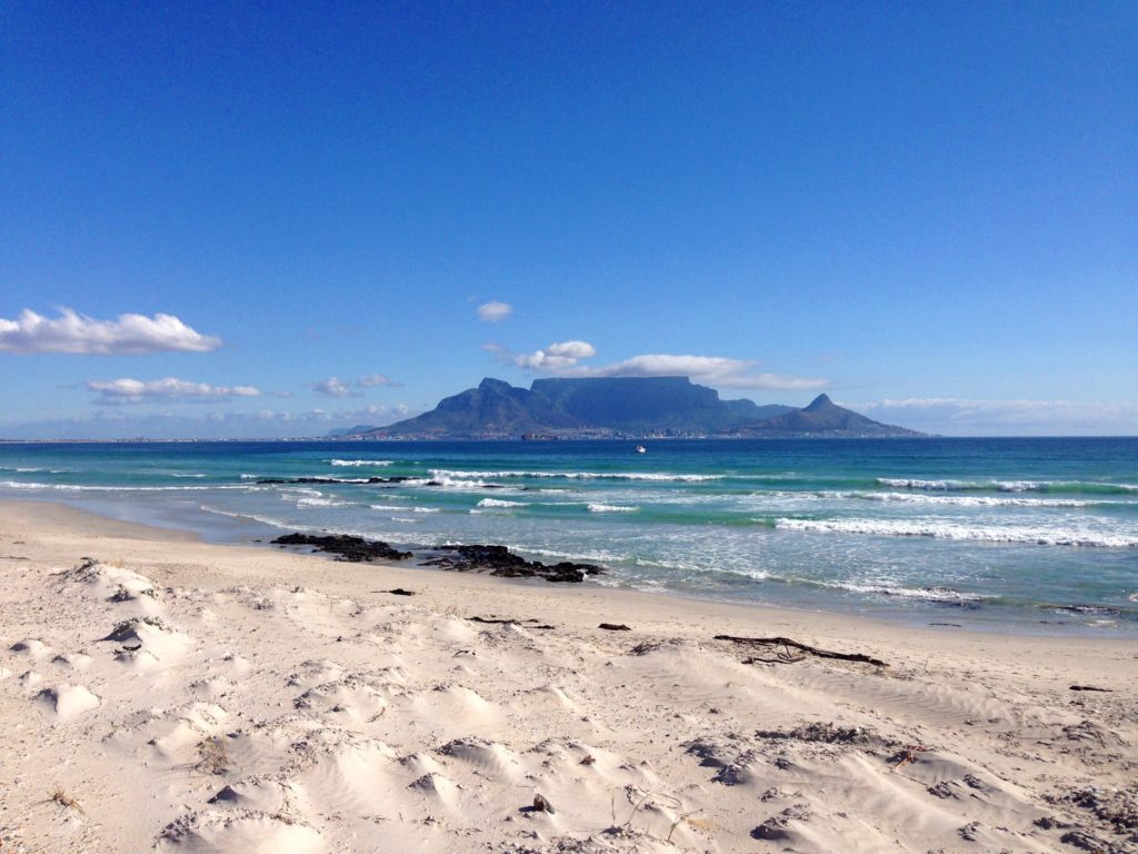 Tablemountain view from Bloubergstrand