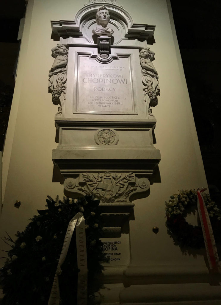 Ruhestätte von Frédéric Chopins Herz Heilig-Kreuz Kirche Warschau