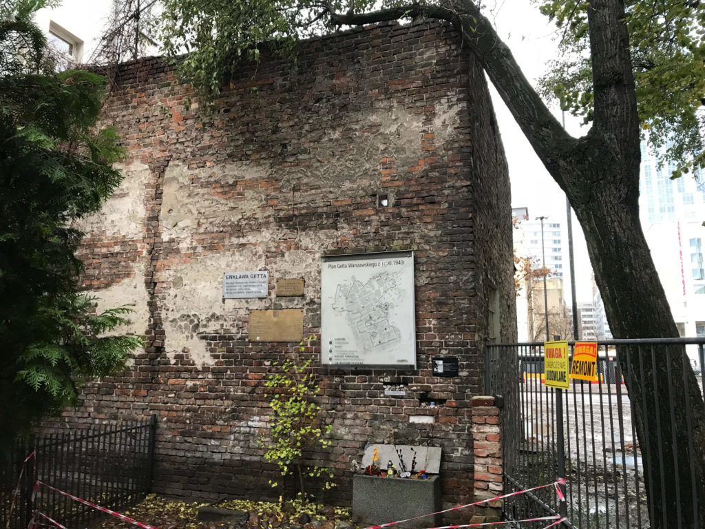 Relic of the Jewish ghetto, Warsaw