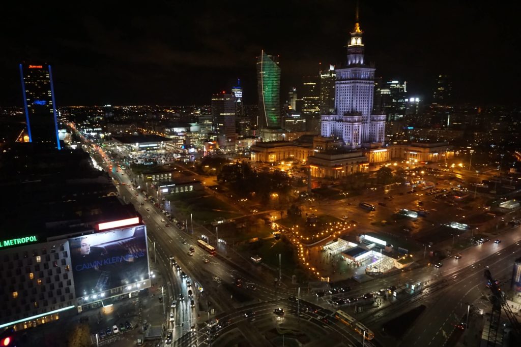 View from Novotel Warszawa Centrum