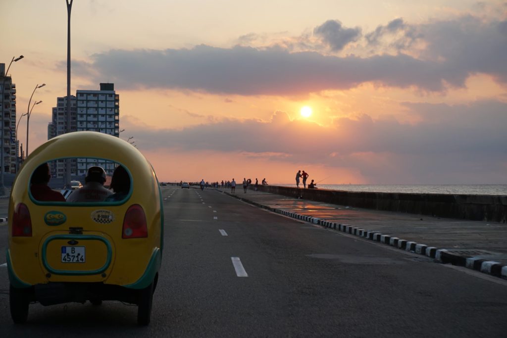Coconut-Taxi, Malecón, Havana, Cuba