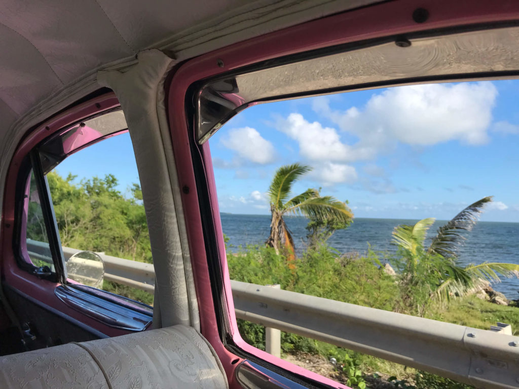 Taxi ride Varadero, Cuba