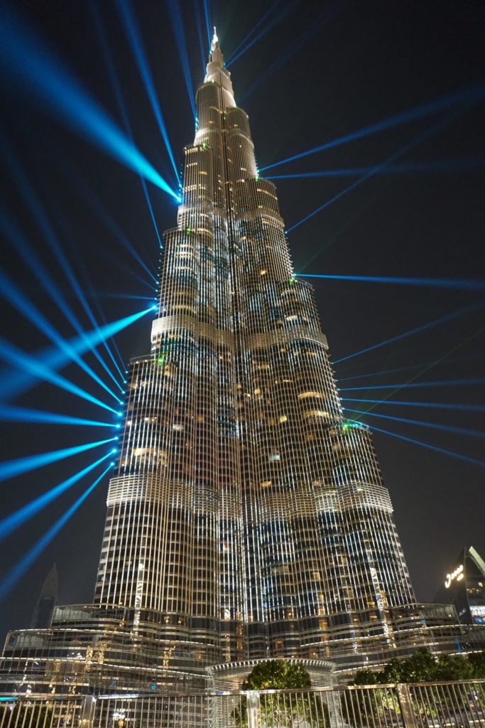 Burj Khalifa - Dubai - laser show