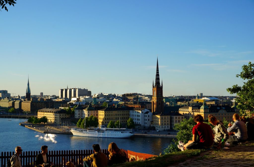 Blick vom Monteliusvägen