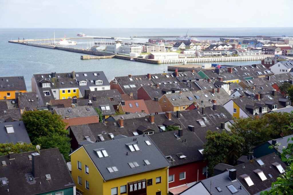 Helgoland: Blick aufs Unterland