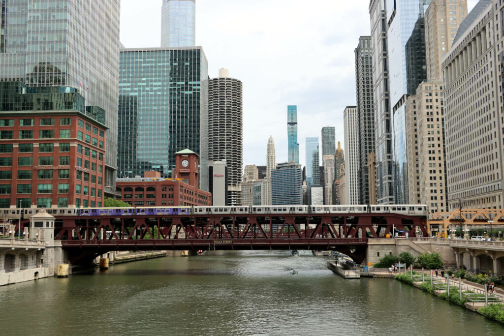 Chicago: Von der Franklin-Orleans Street Bridge