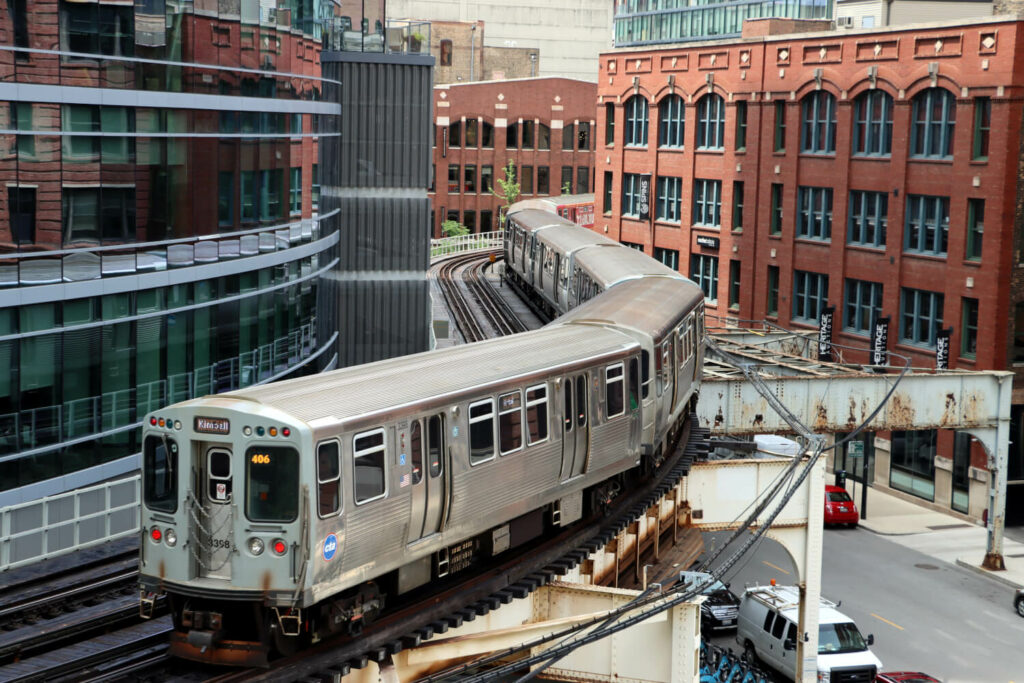 Chicago: Aufnahme von der Wells Kinzie Parking Garage aus