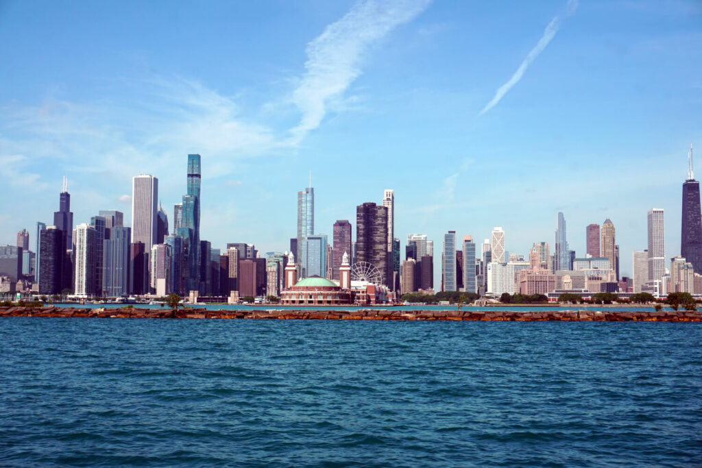 Chicago vom Wasser aus