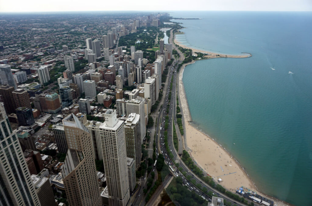 Chicago vom John Hancock Center aus