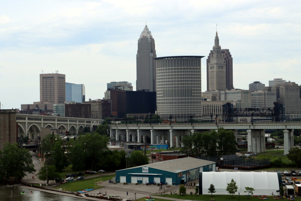 Cleveland: Schönes Panorama dieser Industriestadt
